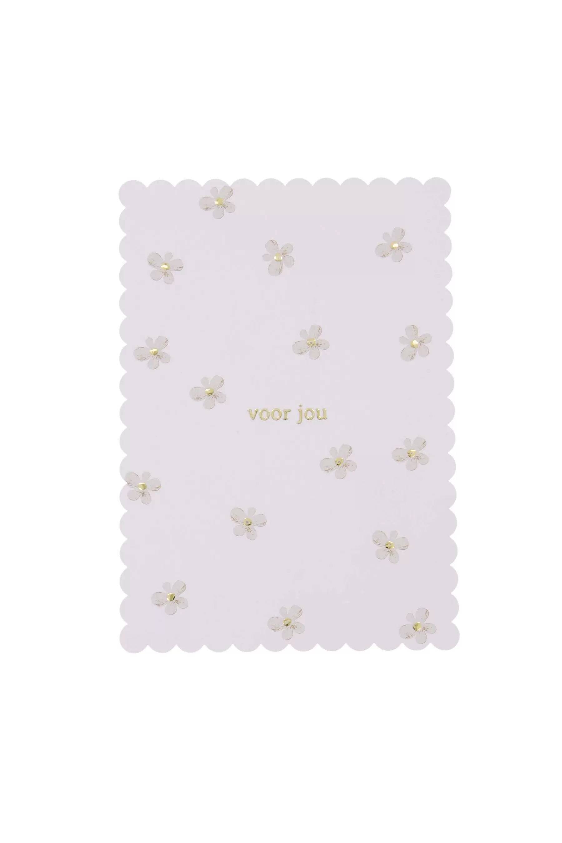 Outlet ansichtkaart voor jou bloemen Kaartjes