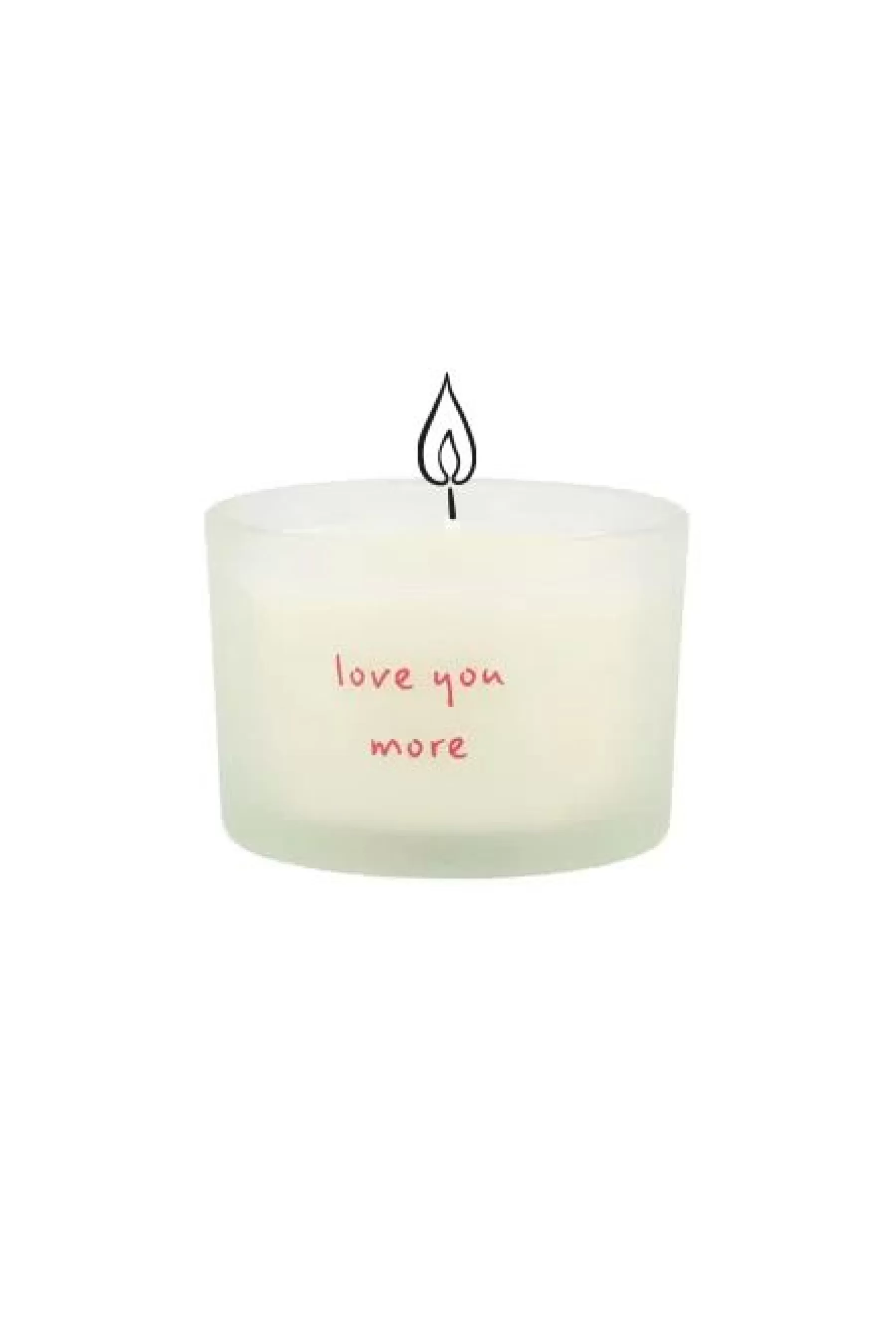 Sale geurkaars in wikkel love you more Geurkaarsen