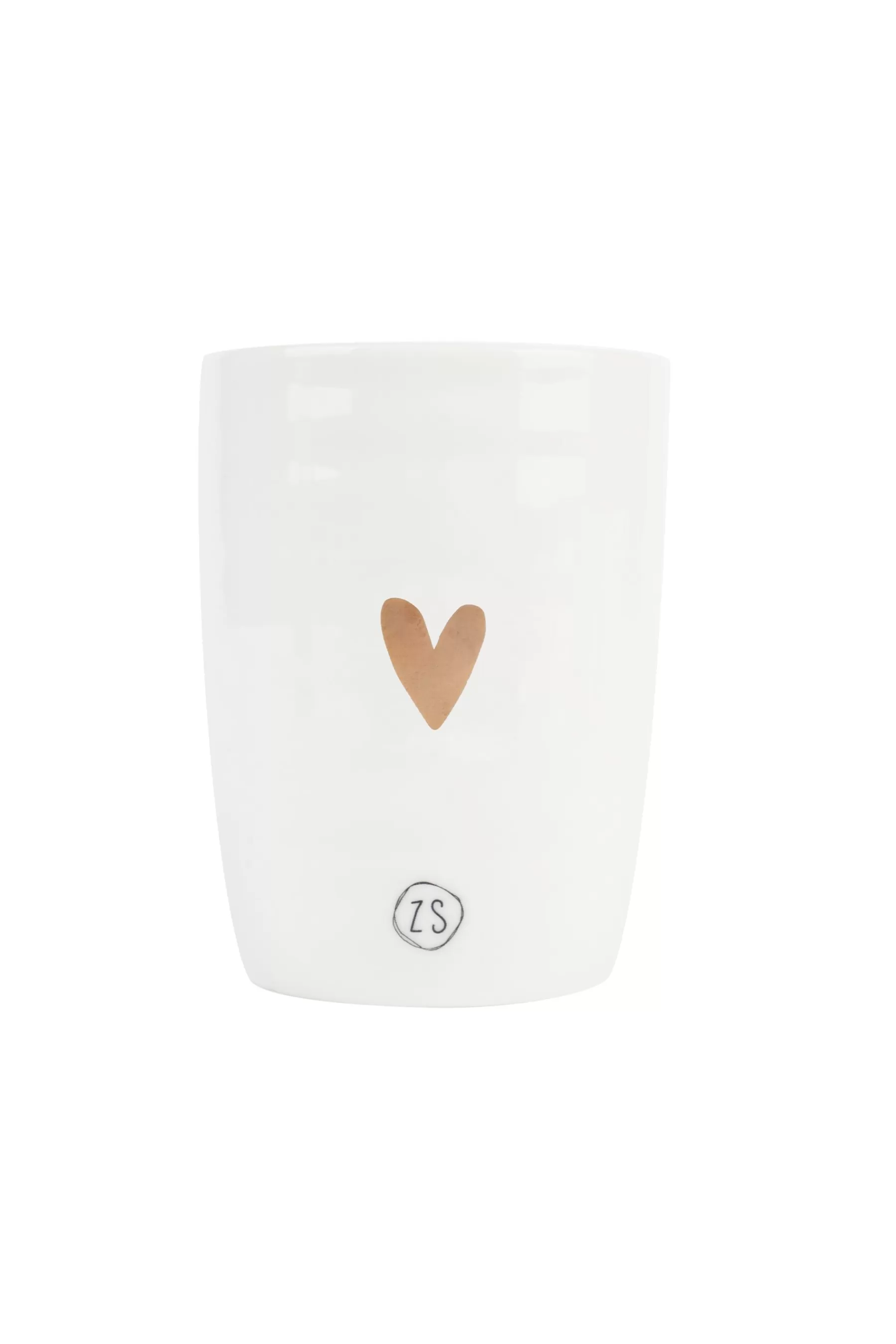 Online koffiemok goud hartje (set van 6) Servies