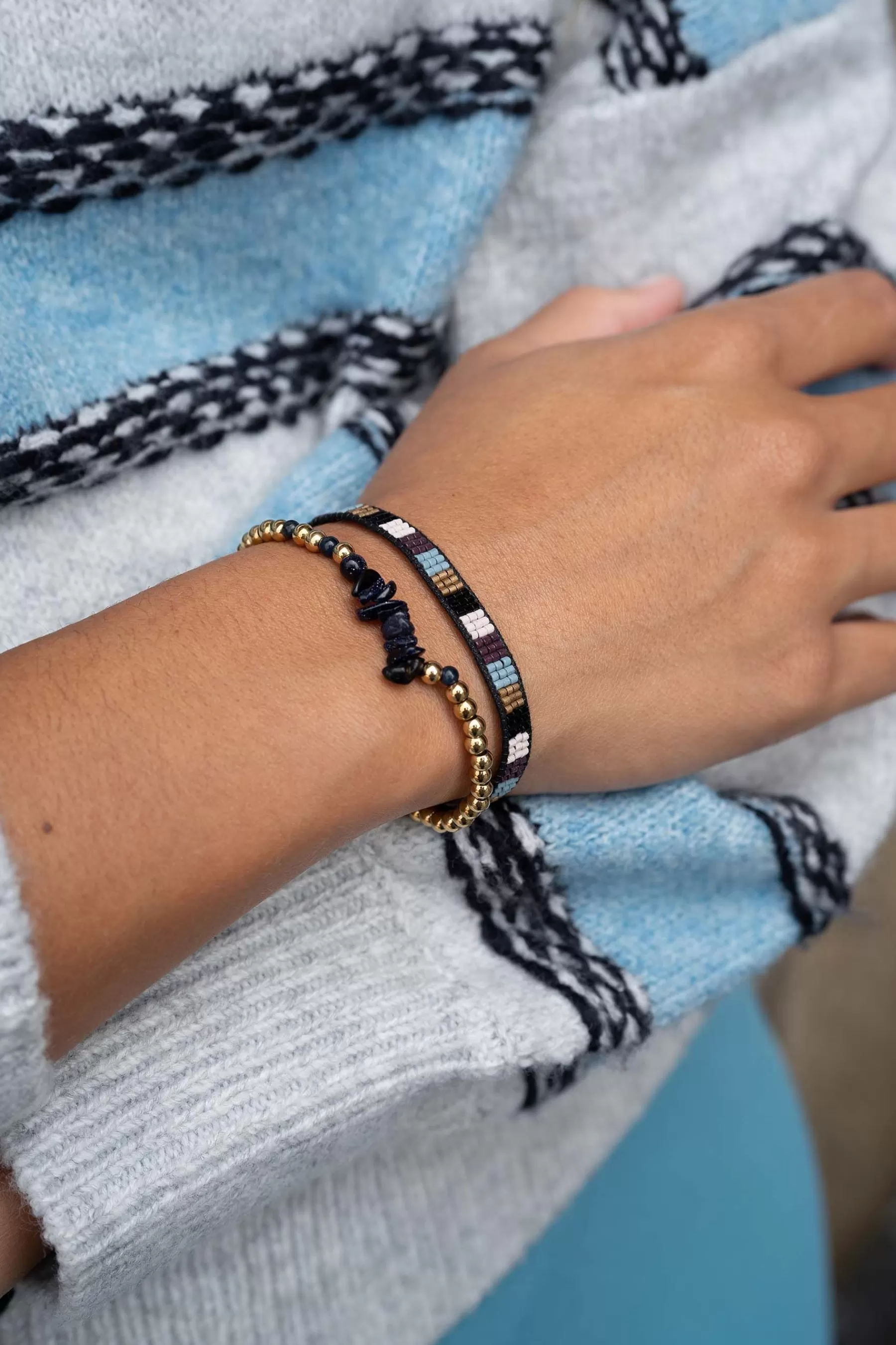 Fashion miyuki armbandje streepje color Armbandjes